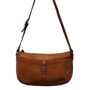 Etienne Aigner Brown Leather Shoulder Bag Vintage 80s EUC